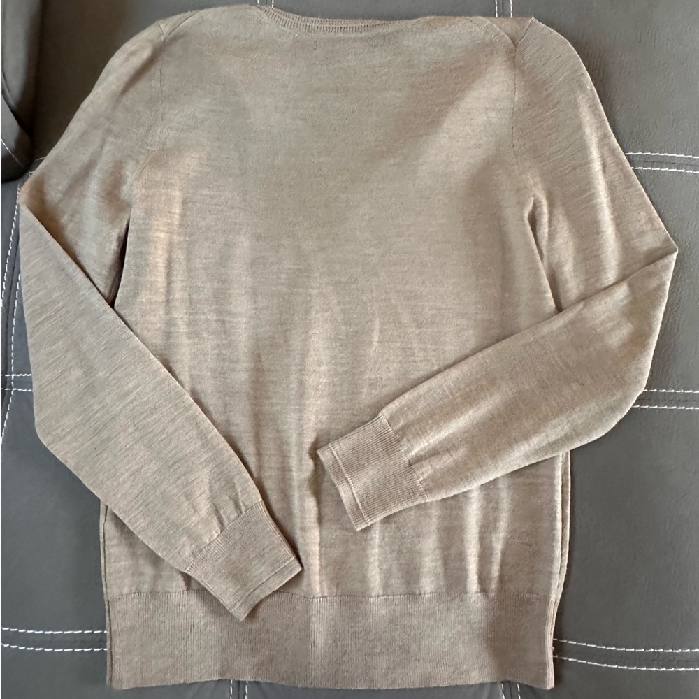 Banana Republic V-neck Cardigan in Light Camel - Picture 3 of 3